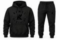 Kemet Men’s Signature Black Logo Hoodie & Jogger Set – Black on Black