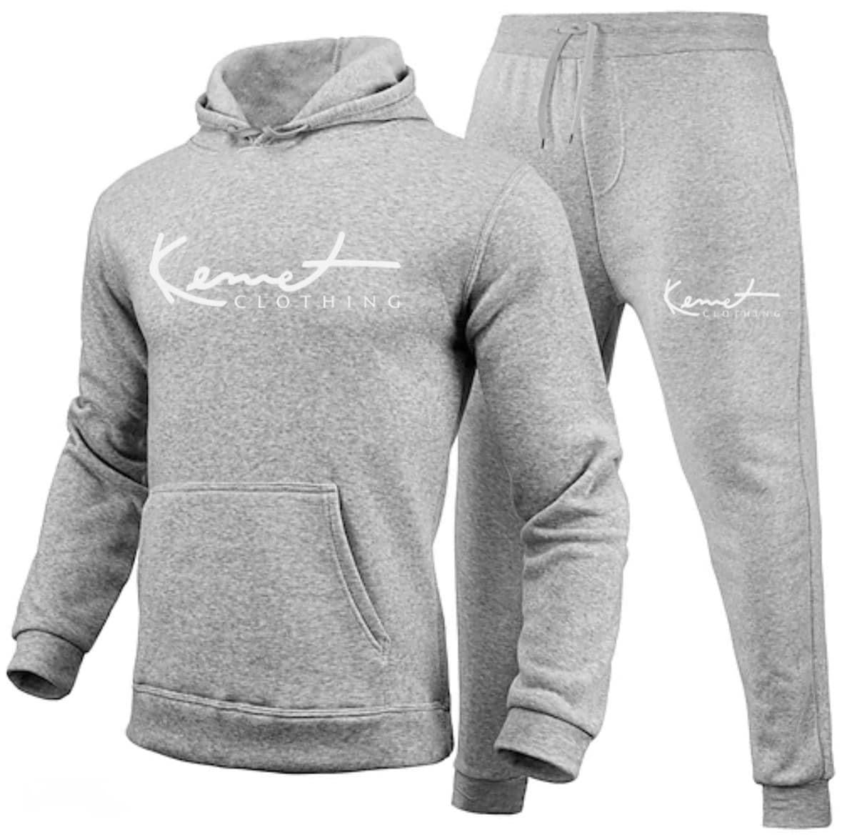 Light grey hoodie set