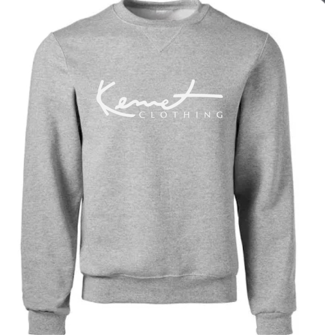 Grey sweatshirt with script