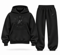 Kemet Women’s Signature Oversized Hoodie & Jogger Set – Black on Black