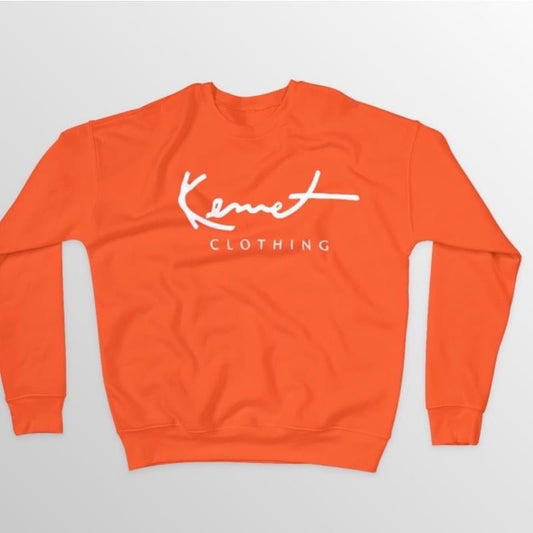 Classic orange script sweatshirt